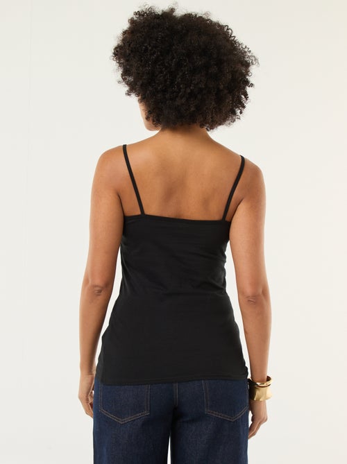 Top de alças finas - Kiabi