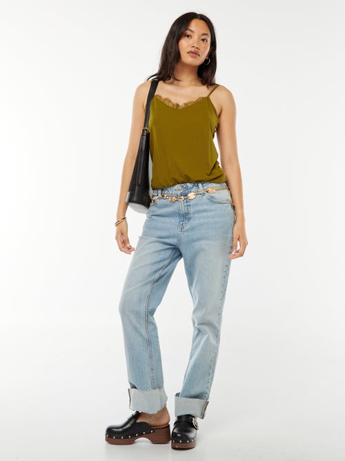 Top de alças finas - Kiabi