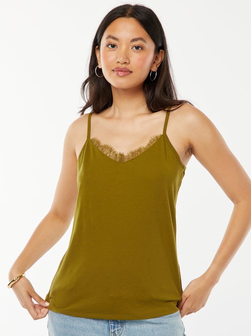 Top de alças finas - Kiabi