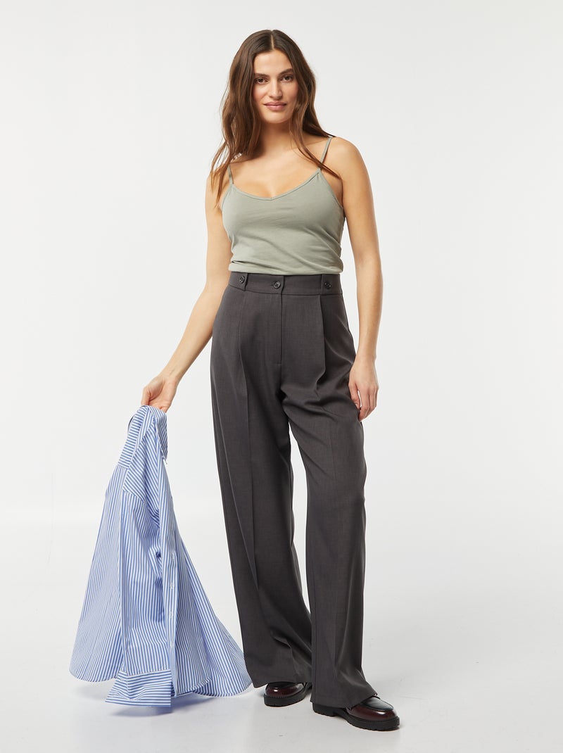 Top de alças finas VERDE - Kiabi