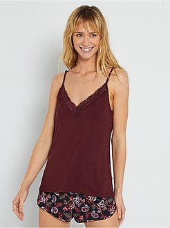 Top de alças finas - Kiabi