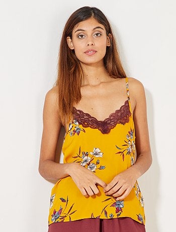Top de alças florido 'Jacqueline de Yong' - Kiabi