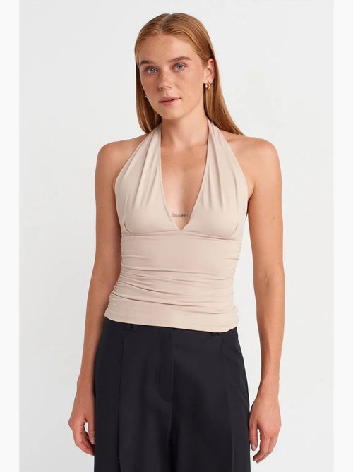 Top de alças halter dilvin - Kiabi