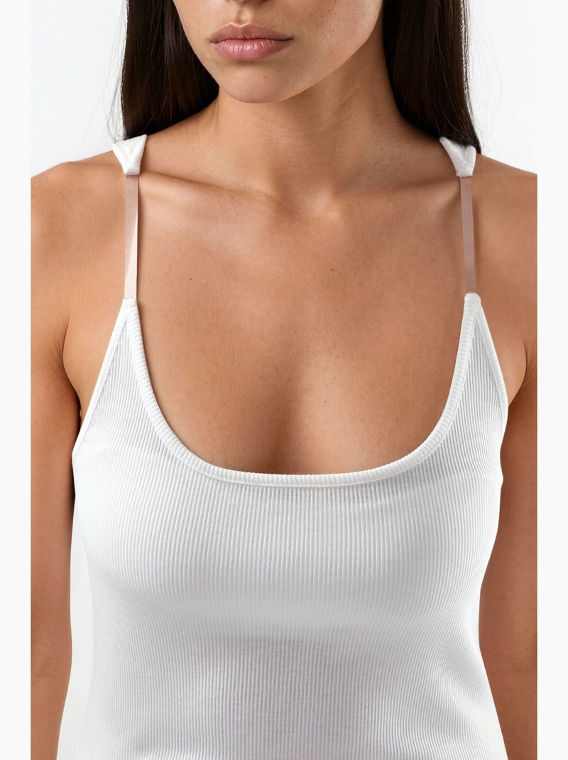 Top de alças invisíveis hiccup Branco - Kiabi