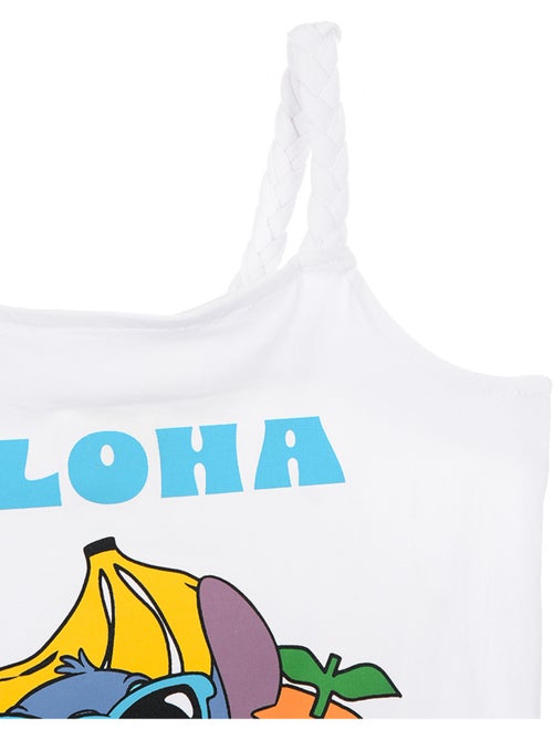 Top de alças lilo & stitch branco menina | licença oficial - Kiabi
