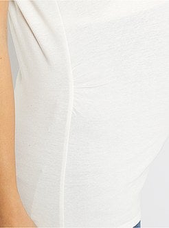 Top de alças pré-mamã 'eco-conception' - Kiabi