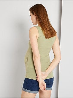 Top de alças pré-mamã 'eco-conception' - Kiabi