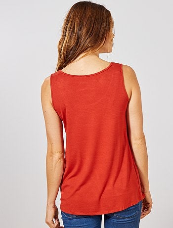 Futura mamã - Top de alças pré-mamã - Kiabi