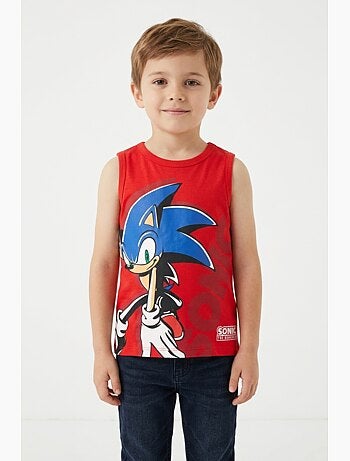 Top de alças sonic menino | licença oficial