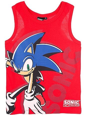 Top de alças sonic menino | licença oficial
