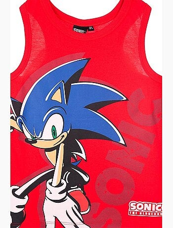 Top de alças sonic menino | licença oficial