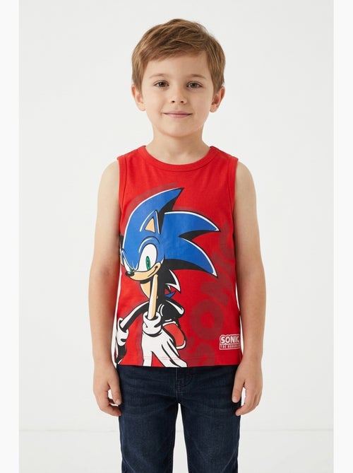 Top de alças sonic menino | licença oficial - Kiabi