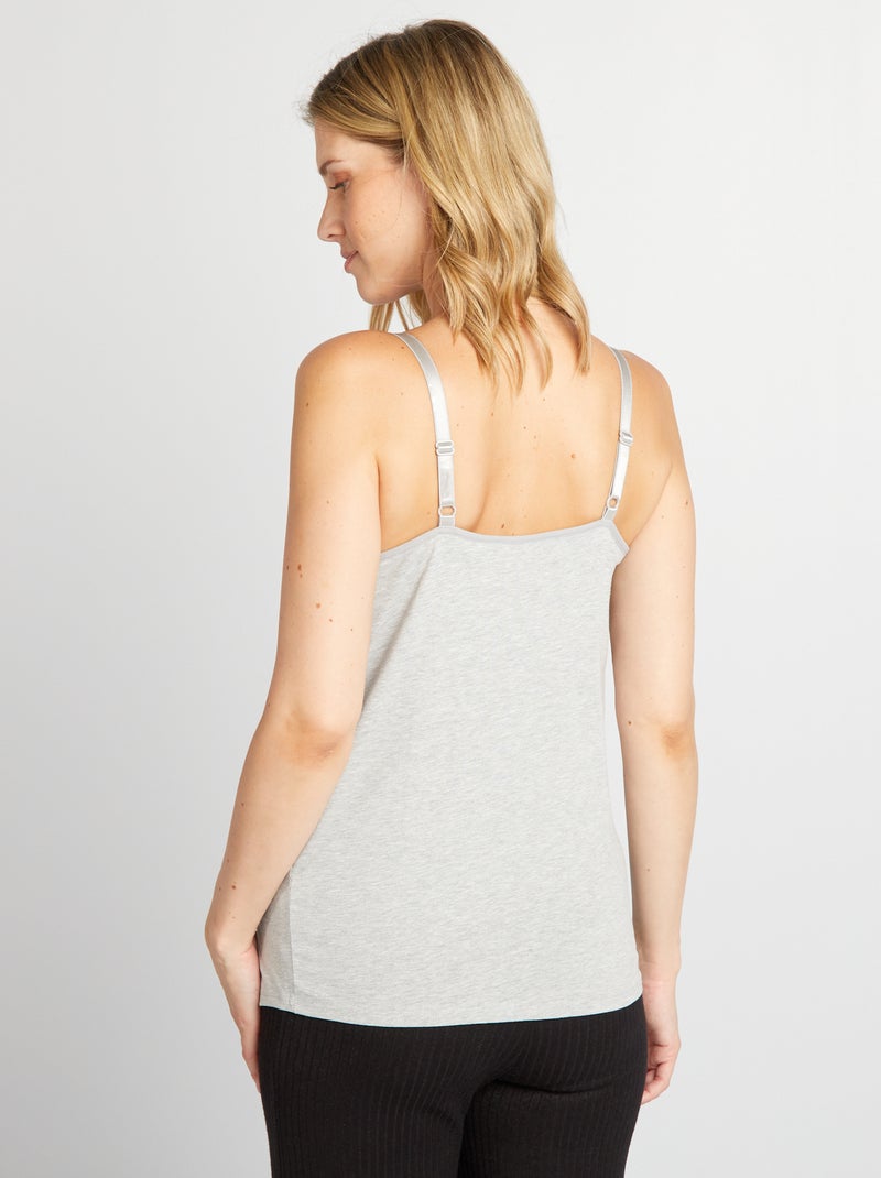 Top de amamentação CINZA - Kiabi