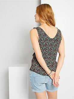 Top de amamentação cruzado - Kiabi