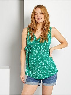 Top de amamentação cruzado - Kiabi