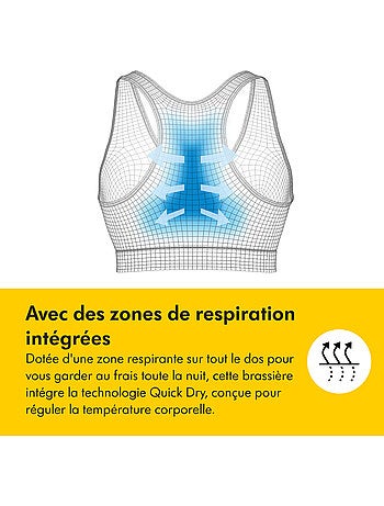 Top de amamentação keep cool - conjunto de 2 - preto - tamanho l - conforto para a noite