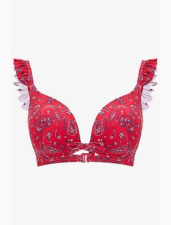 Top de biquíni bandana intense push-up penti