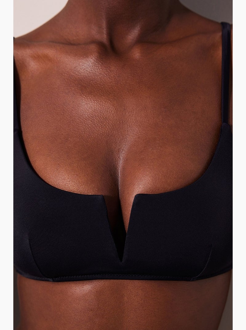 Top de biquíni basic feminino penti Preto - Kiabi