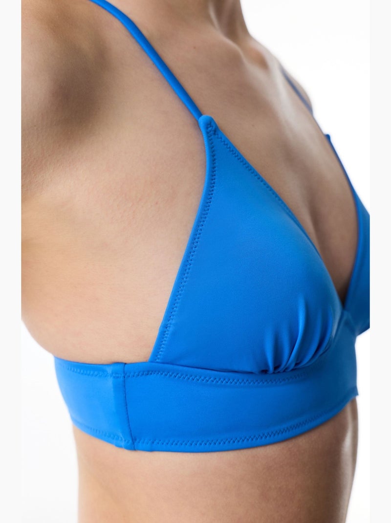 Top de biquíni bralette feminino penti Azul-elétrico - Kiabi