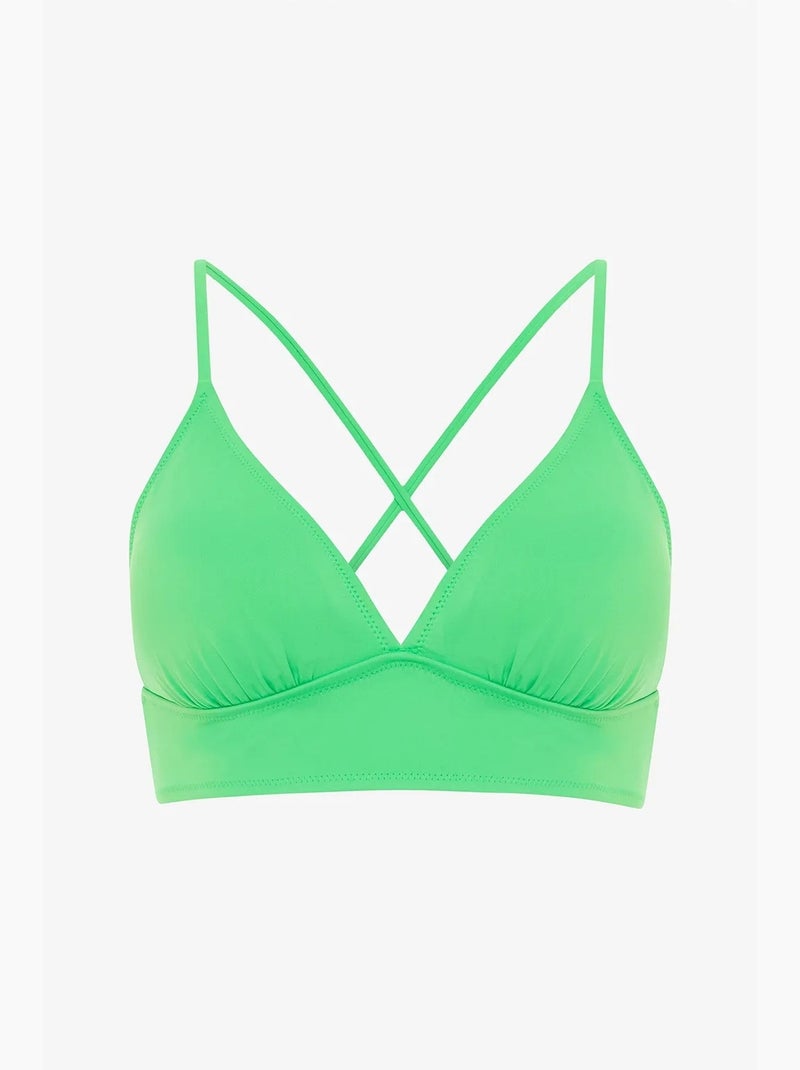 Top de biquíni bralette mulher penti Verde menta - Kiabi