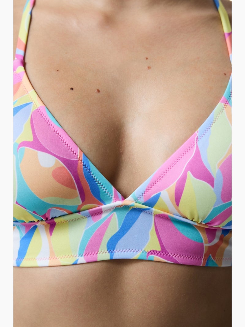 Top de biquíni bralette noche penti Rosa-fluo - Kiabi