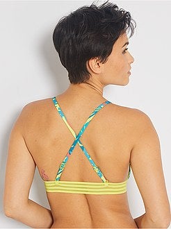 Top de biquíni em triângulo almofadado - Kiabi