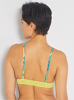 Top de biquíni em triângulo almofadado - Kiabi