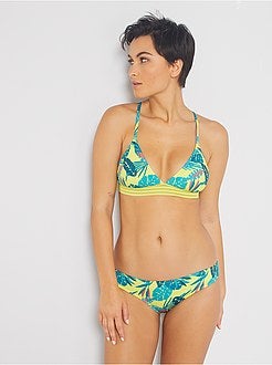 Top de biquíni em triângulo almofadado - Kiabi