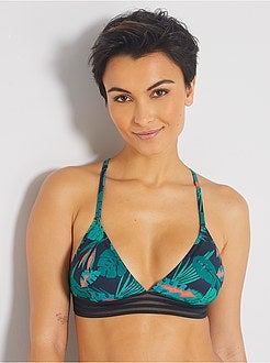 Top de biquíni em triângulo almofadado - Kiabi