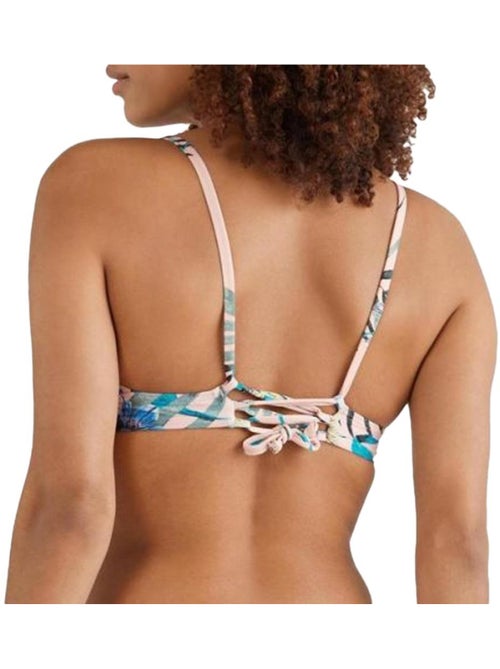 Top de Biquíni Feminino O'Neill Wave Rosa/Azul - Kiabi Top de Biquíni Feminino O'Neill Wave Rosa/Azul - Kiabi