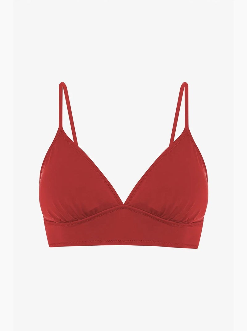 Top de biquíni feminino penti Terracota - Kiabi