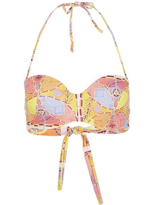 Top de Biquíni O'Neill Havaa para Mulher Amarelo/Rosa - Kiabi Top de Biquíni O'Neill Havaa para Mulher Amarelo/Rosa - Kiabi