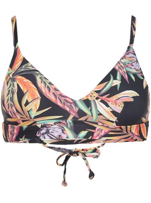 Top de Biquíni O'Neill Wave para Mulher em Preto e Rosa - Kiabi Top de Biquíni O'Neill Wave para Mulher em Preto e Rosa - Kiabi