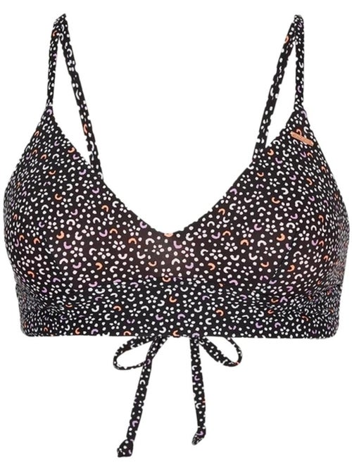 Top de Biquíni O'Neill Wave para Mulher Preto/Laranja - Kiabi Top de Biquíni O'Neill Wave para Mulher Preto/Laranja - Kiabi