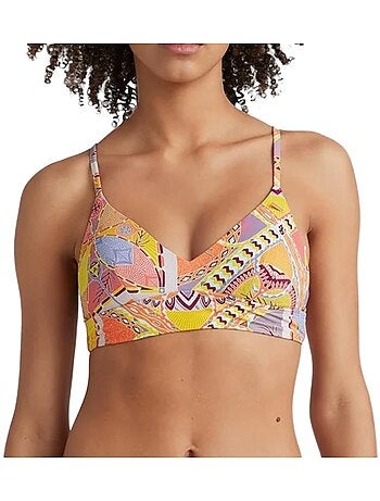 Top de Biquíni O'Neill Wave Roxo/Rosa para Mulher