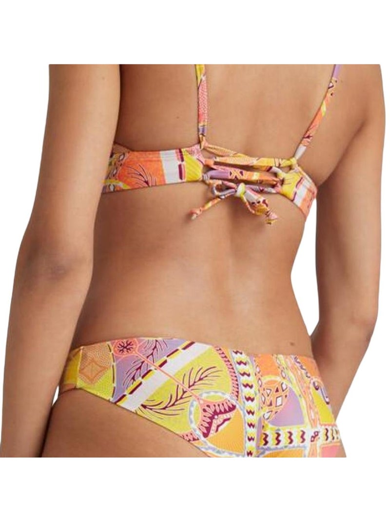 Top de Biquíni O'Neill Wave Rosa/Amarelo para Mulher Amarelo - Kiabi