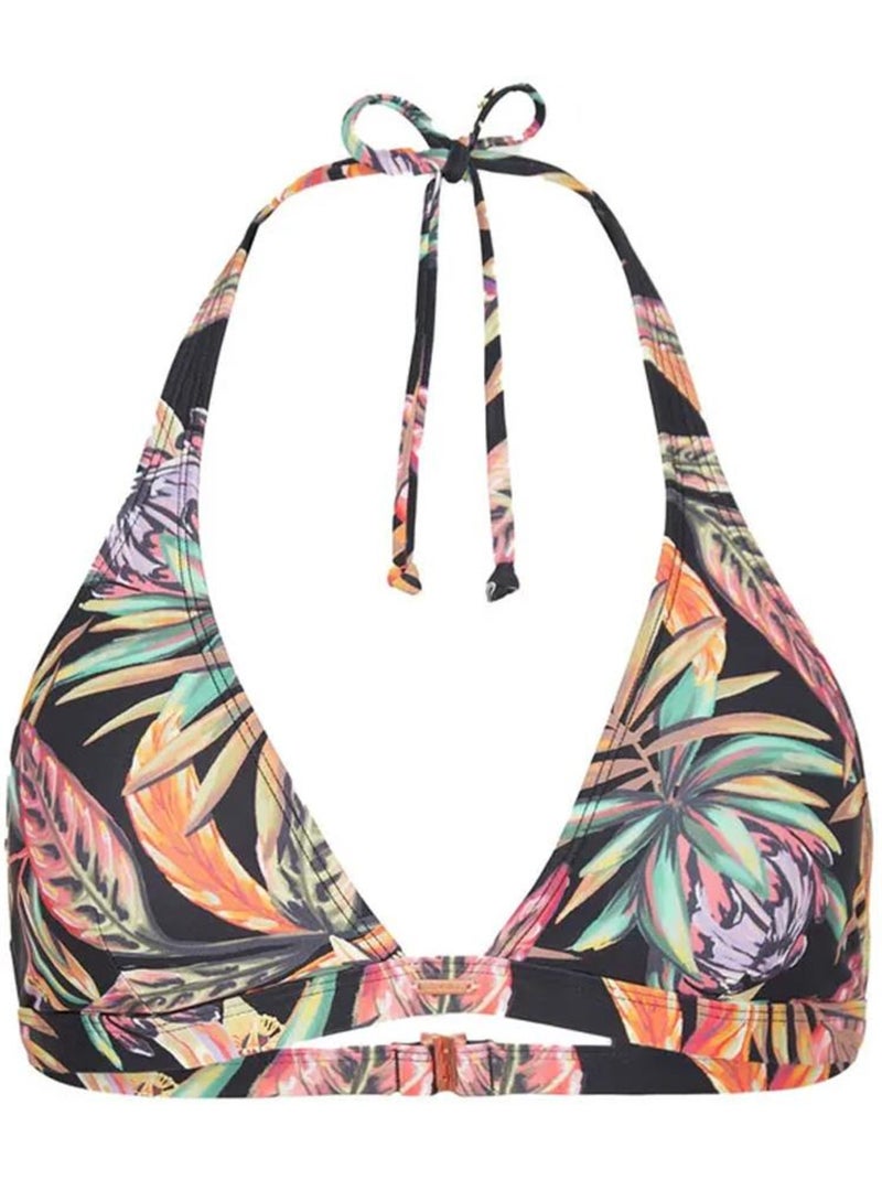 Top de Biquíni Preto Feminino O'Neill Marga Preto Multicolorido - Kiabi