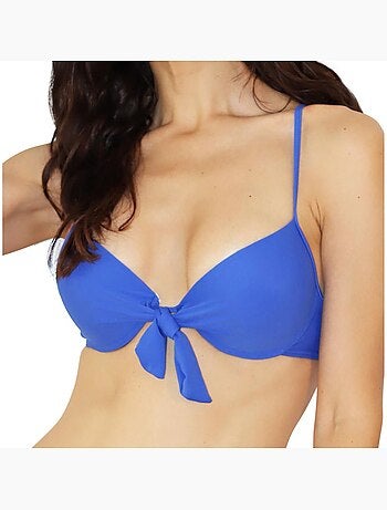 Top de Biquíni Push-Up Turquesa Sun Project para Mulher