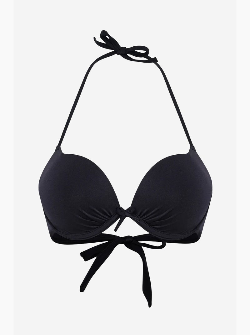 Top de biquíni push up penti Preto - Kiabi