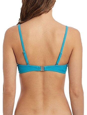 Top de Biquíni Push Up Turquesa para Mulher Sun Project