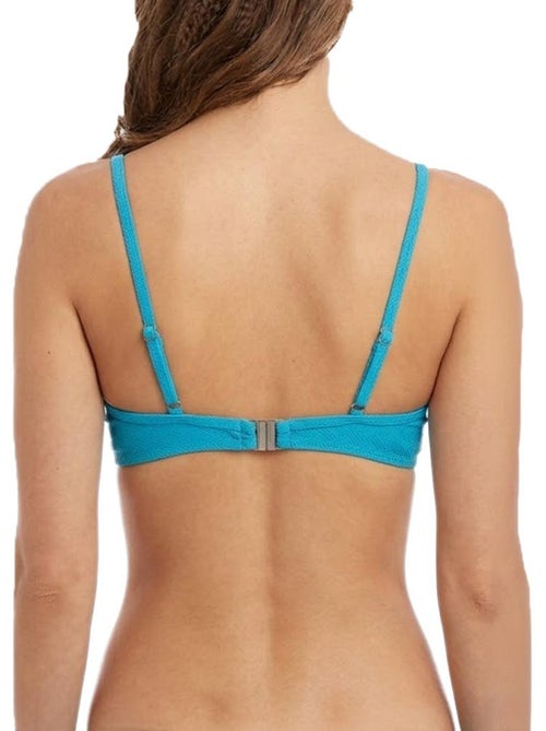 Top de biquíni push up turquesa para mulher sun project - Kiabi Top de biquíni push up turquesa para mulher sun project - Kiabi
