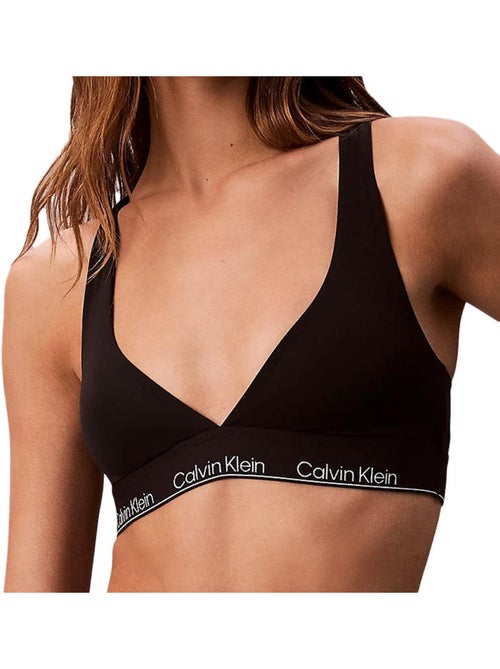 Top de Biquíni Racerback Preto Calvin Klein Jeans para Mulher - Kiabi Top de Biquíni Racerback Preto Calvin Klein Jeans para Mulher - Kiabi