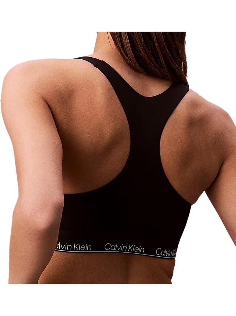 Top de Biquíni Racerback Preto Calvin Klein Jeans para Mulher Preto - Kiabi
