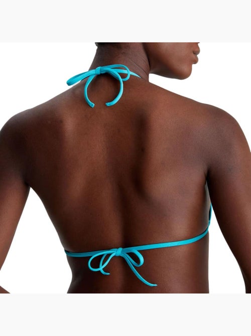 Top de Biquíni Triângulo Azul para Mulher Calvin Klein Jeans - Kiabi Top de Biquíni Triângulo Azul para Mulher Calvin Klein Jeans - Kiabi