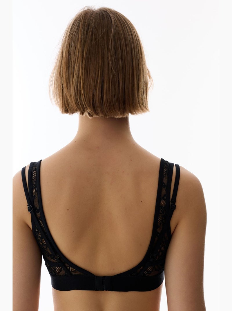 Top de biquíni zebra bra penti Preto Branco - Kiabi