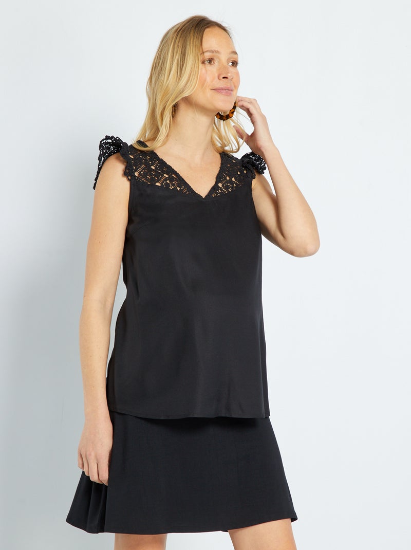 Top de cerimónia Preto - Kiabi