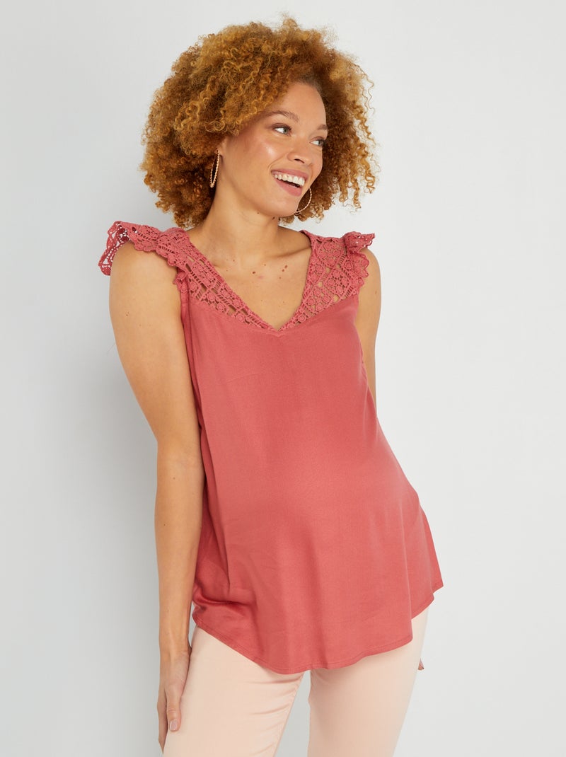Top de cerimónia VERMELHO - Kiabi