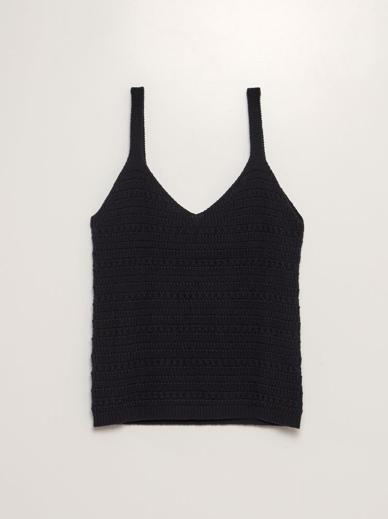 Top de croché 'JDY' Preto - Kiabi
