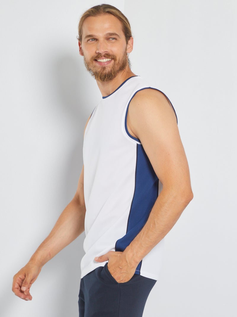 Top de desporto Branco - Kiabi