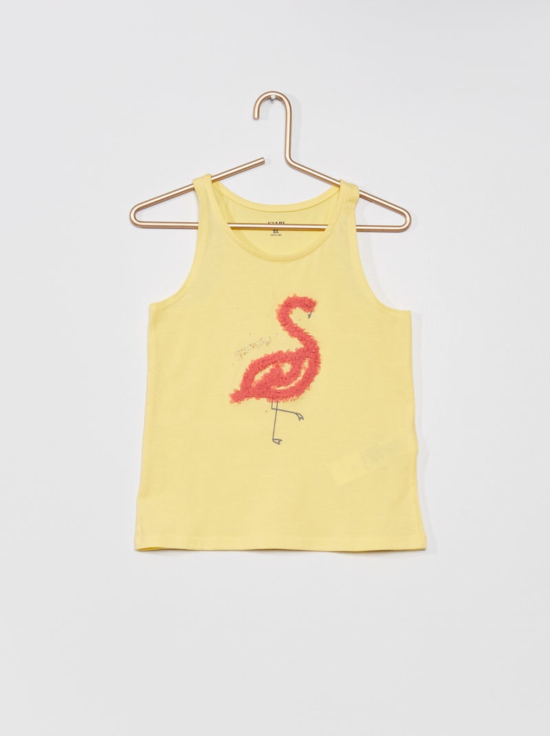 Top de fantasia em algodão AMARELO - Kiabi